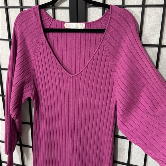 Free People FP Beach Rosha Sweater Midi Dress – Dahlia Mauve – Size L - Picture 10 of 12